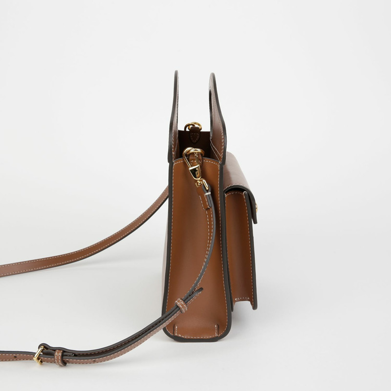 【包稅】BURBERRY 明線口袋手提包肩背包 8014776-2