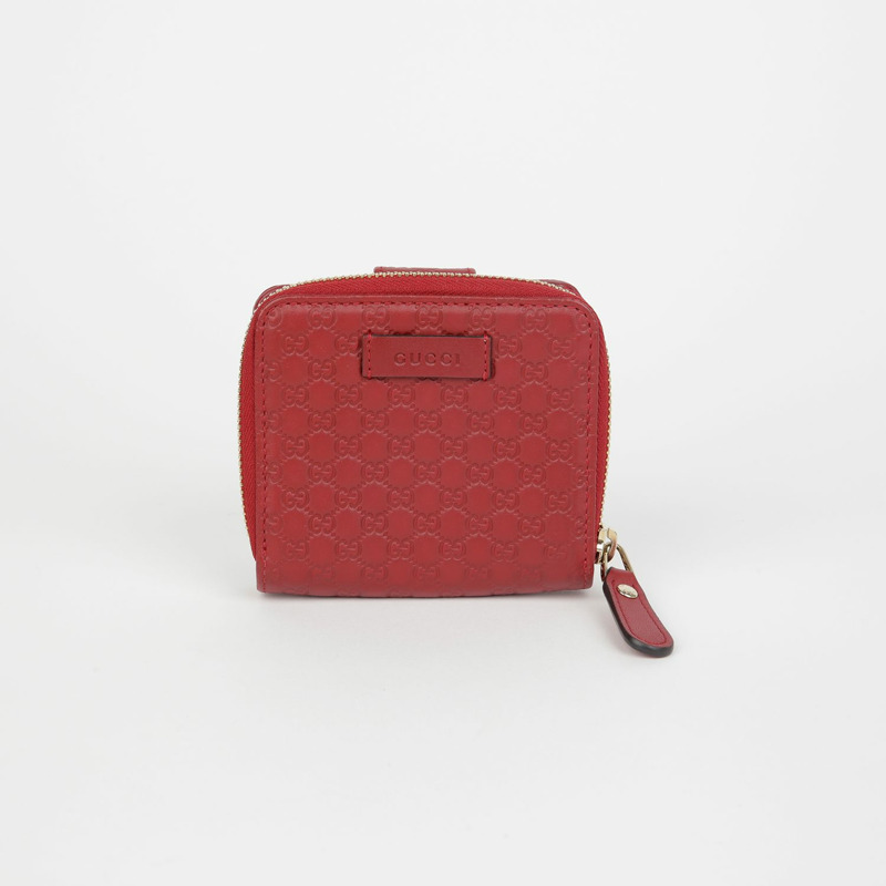 GUCCI Micro Shima 拉鍊錢包 449395-0