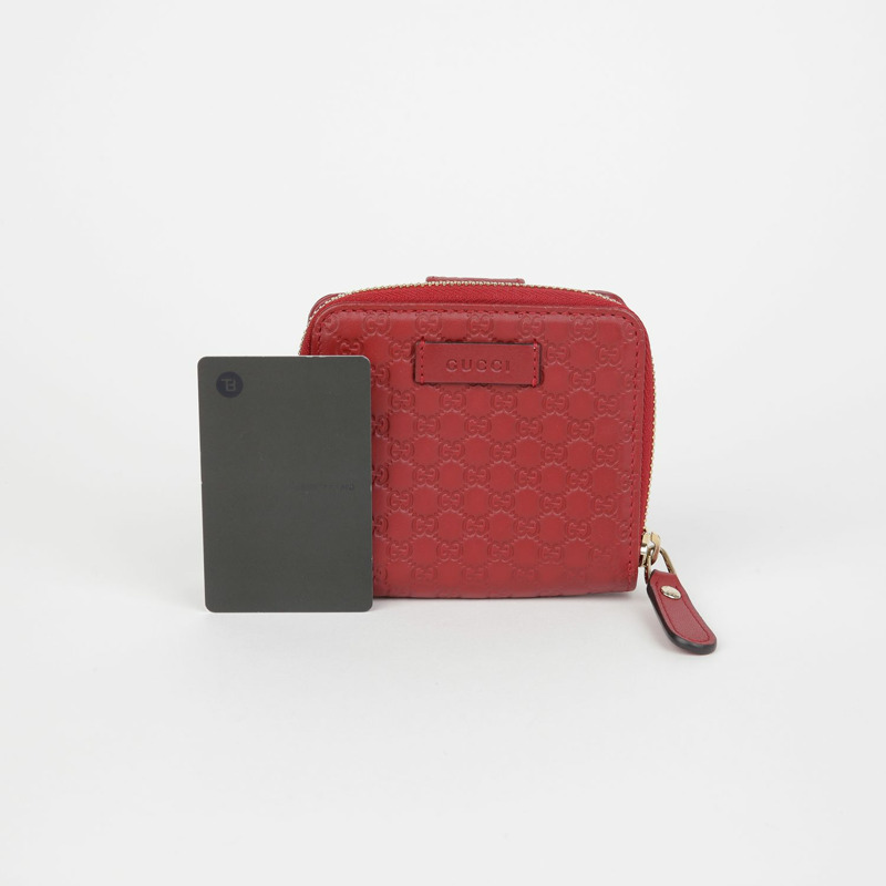 GUCCI Micro Shima 拉鍊錢包 449395-8