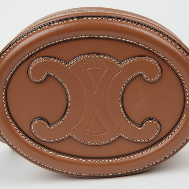 【包稅】CELINE 10I703DPQ Triopee 橢圓形脈動單肩斜背包-2