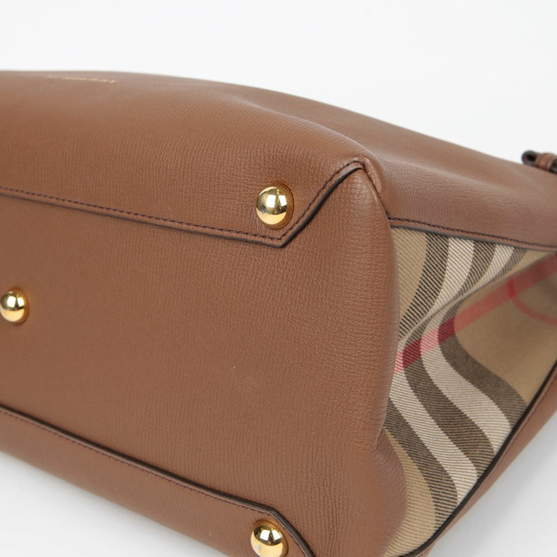 BURBERRY House Check Banner 中型托特單肩包 4023695-7