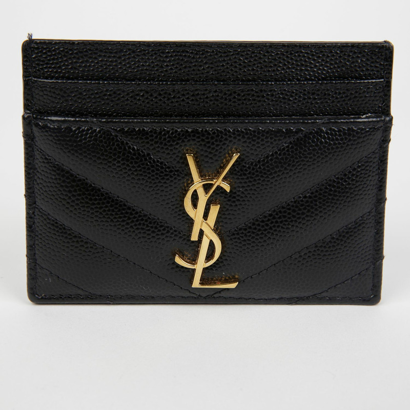 SAINT LAURENT 字母卡夾皮夾 423291-2
