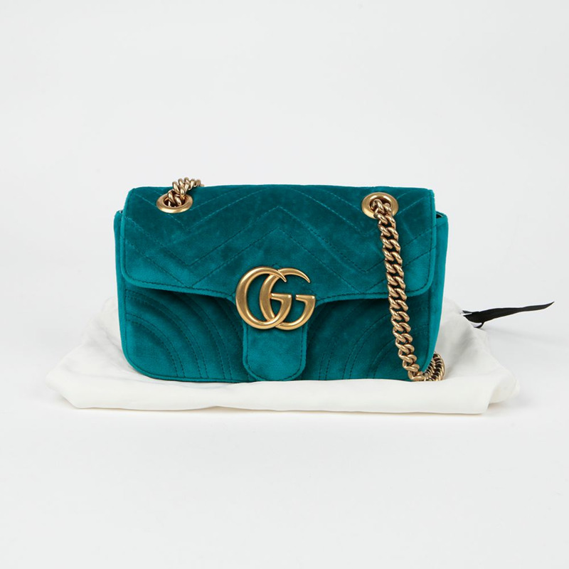 GUCCI GG Marmont 迷你肩斜背包 446744-0