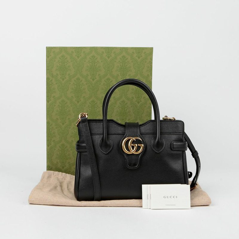 GUCCI GG Marmont 頂部提把托特單肩包 658450-0