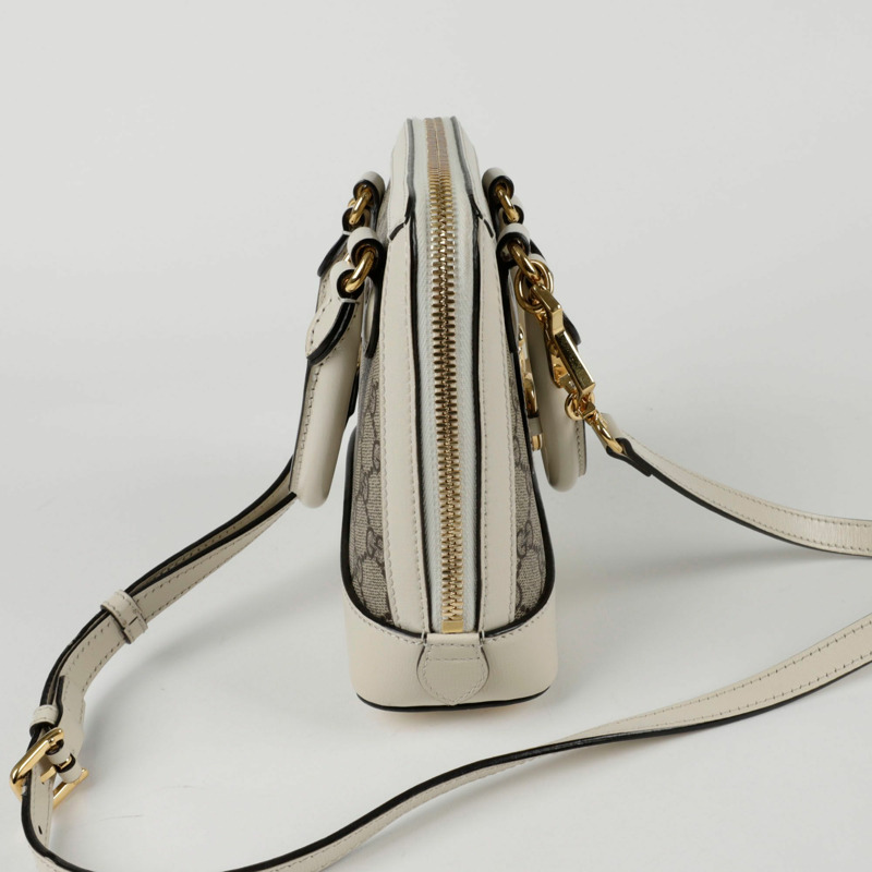 GUCCI Horsebit 1955 迷你頂部提把托特單肩包 640716-6