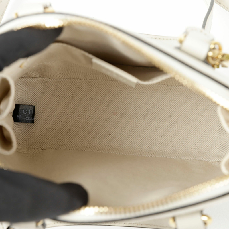 GUCCI Horsebit 1955 迷你頂部提把托特單肩包 640716-12
