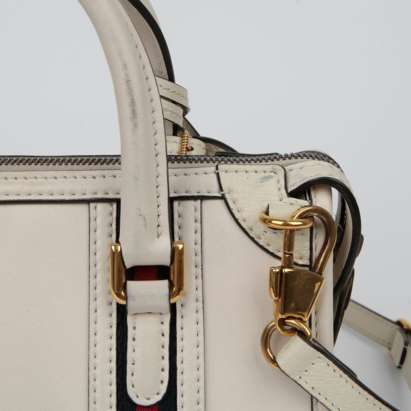 GUCCI Ophidia Web 迷你頂部提把托特單肩包 715771-7