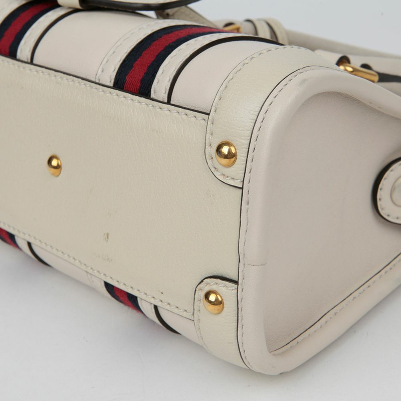 GUCCI Ophidia Web 迷你頂部提把托特單肩包 715771-12