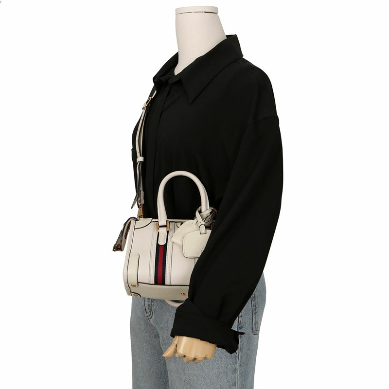 GUCCI Ophidia Web 迷你頂部提把托特單肩包 715771-16