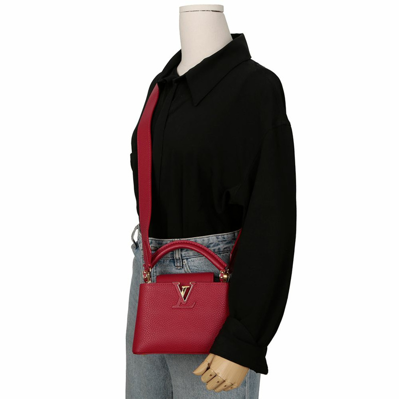 LOUIS VUITTON M52689 Capucines 迷你托特單肩包-10