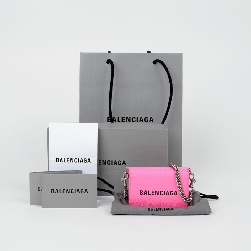 BALENCIAGA 迷你現金鏈錢包 618145-0