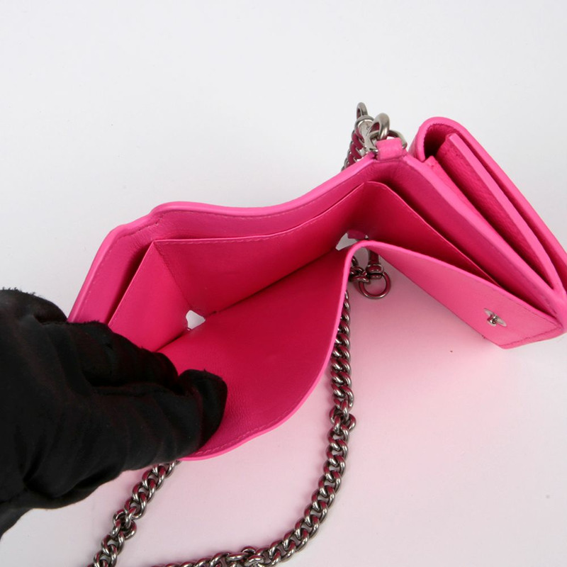 BALENCIAGA 迷你現金鏈錢包 618145-10