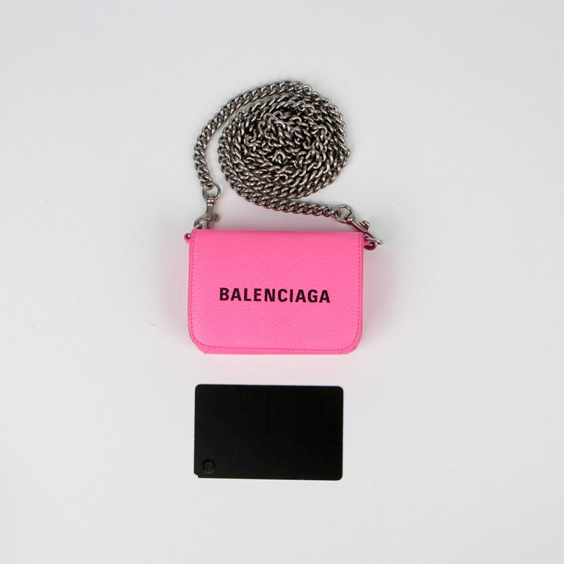 BALENCIAGA 迷你現金鏈錢包 618145-11