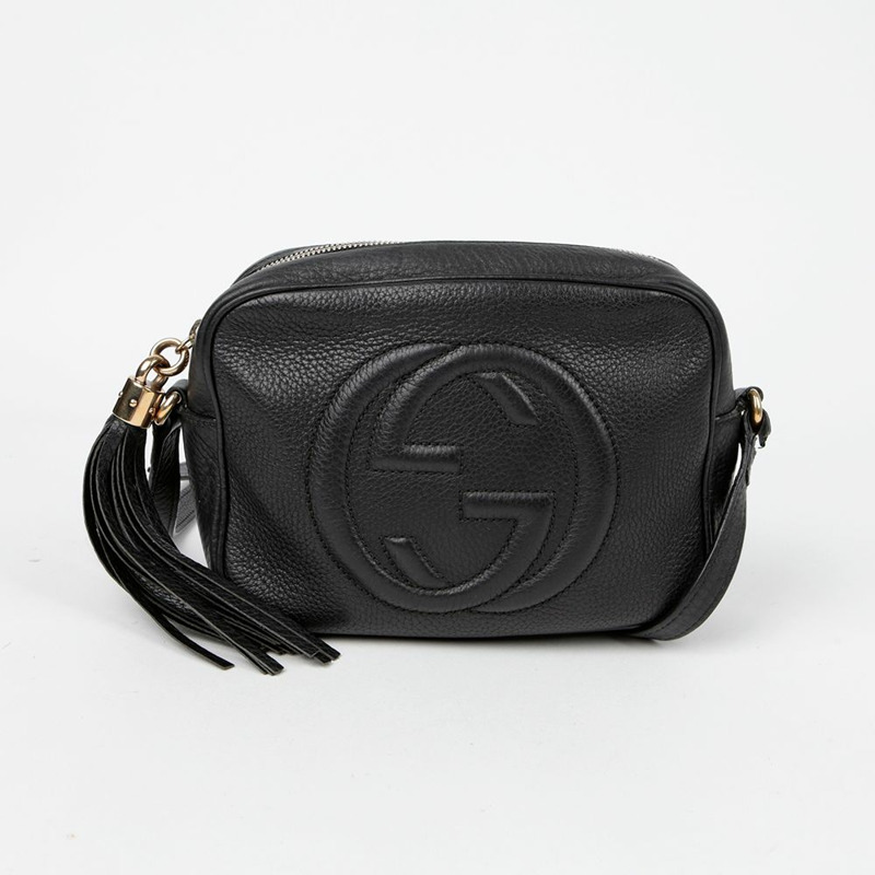 GUCCI Soho Disco 流蘇單肩斜背包 308364-0