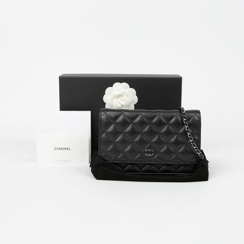 CHANEL Caviar 經典 WOC 斜背包 A33814