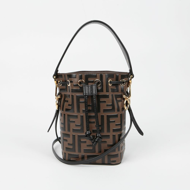FENDI Montreux 迷你水桶手提單肩包 8BS010-1