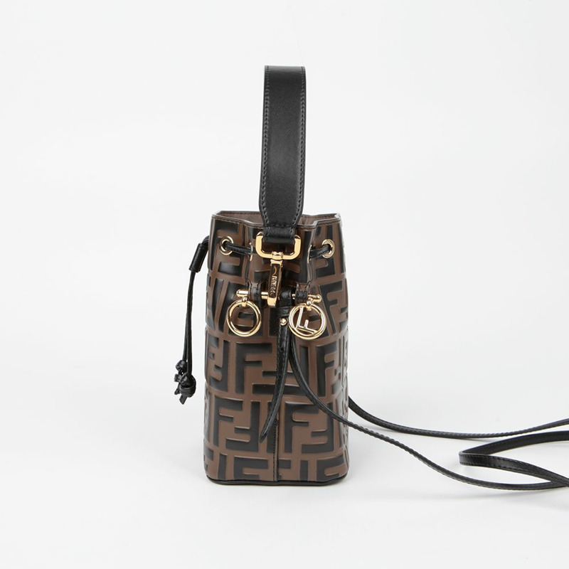 FENDI Montreux 迷你水桶手提單肩包 8BS010-3