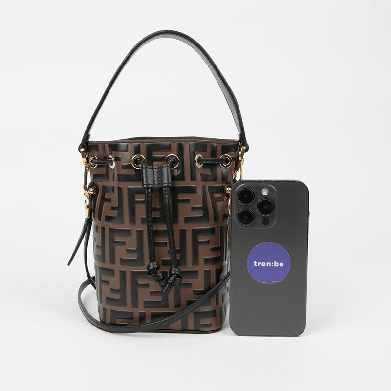 FENDI Montreux 迷你水桶手提單肩包 8BS010-5