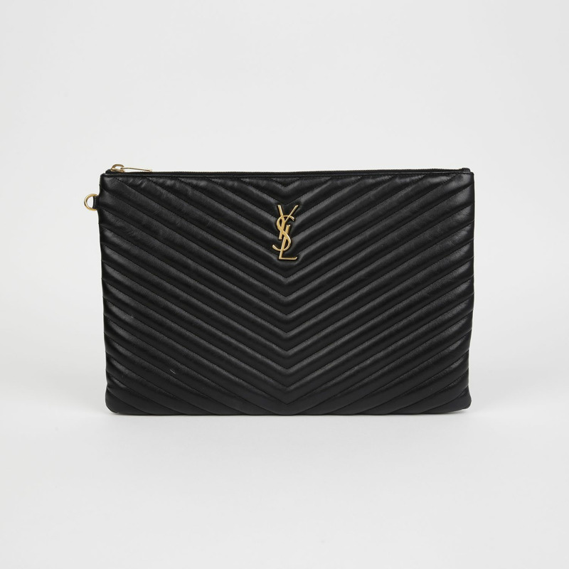 SAINT LAURENT Monogram 資料夾手拿包 440222-0