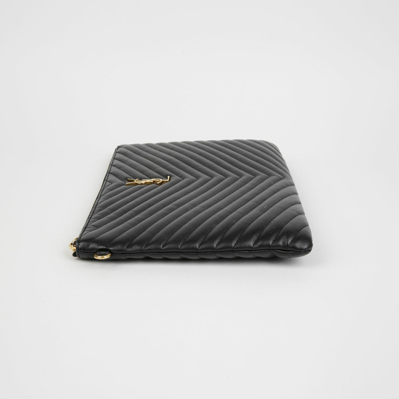 SAINT LAURENT Monogram 資料夾手拿包 440222-4