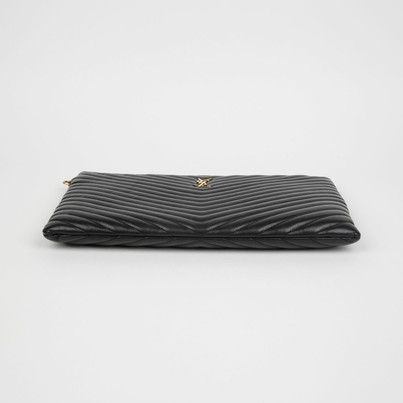 SAINT LAURENT Monogram 資料夾手拿包 440222-5