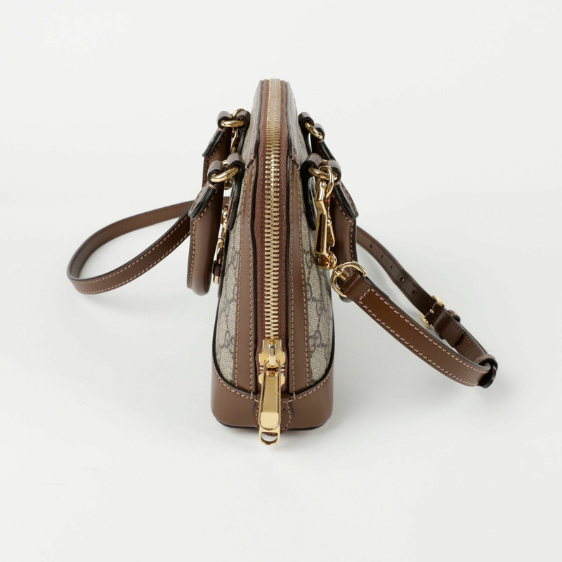 GUCCI Horsebit 1955 迷你頂部提把托特單肩包 640716-3