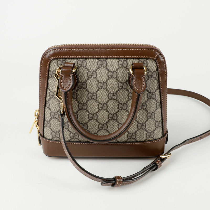 GUCCI Horsebit 1955 迷你頂部提把托特單肩包 640716-4