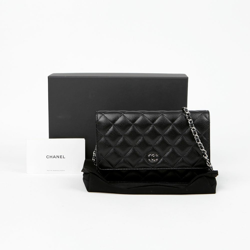 CHANEL Caviar Skin 經典 WOC 單肩斜背包 AP0250-0