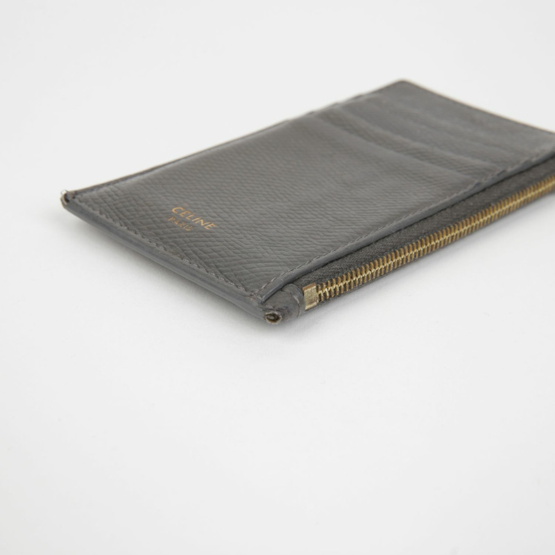 CELINE 10B683 緊湊型標誌拉鍊卡錢包-8
