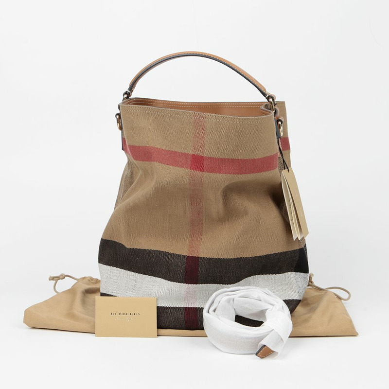 BURBERRY Ashby Hobo 中型托特單肩包 3945742-0