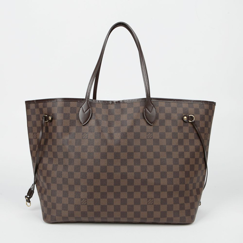 LOUIS VUITTON N51106 Damier Ebene Neverfull GM 單肩包-0