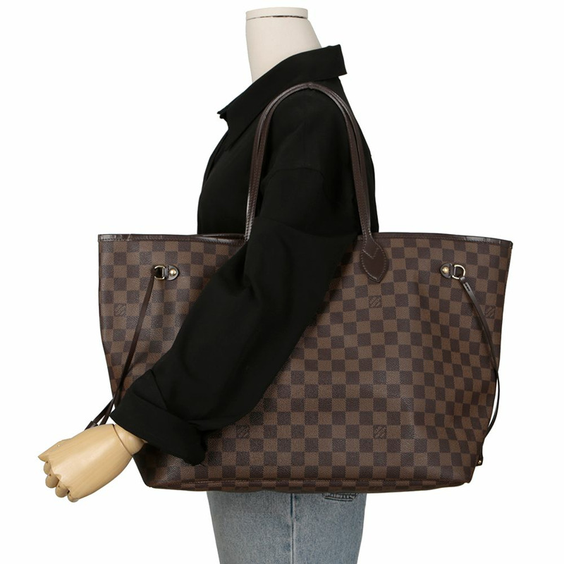 LOUIS VUITTON N51106 Damier Ebene Neverfull GM 單肩包-15