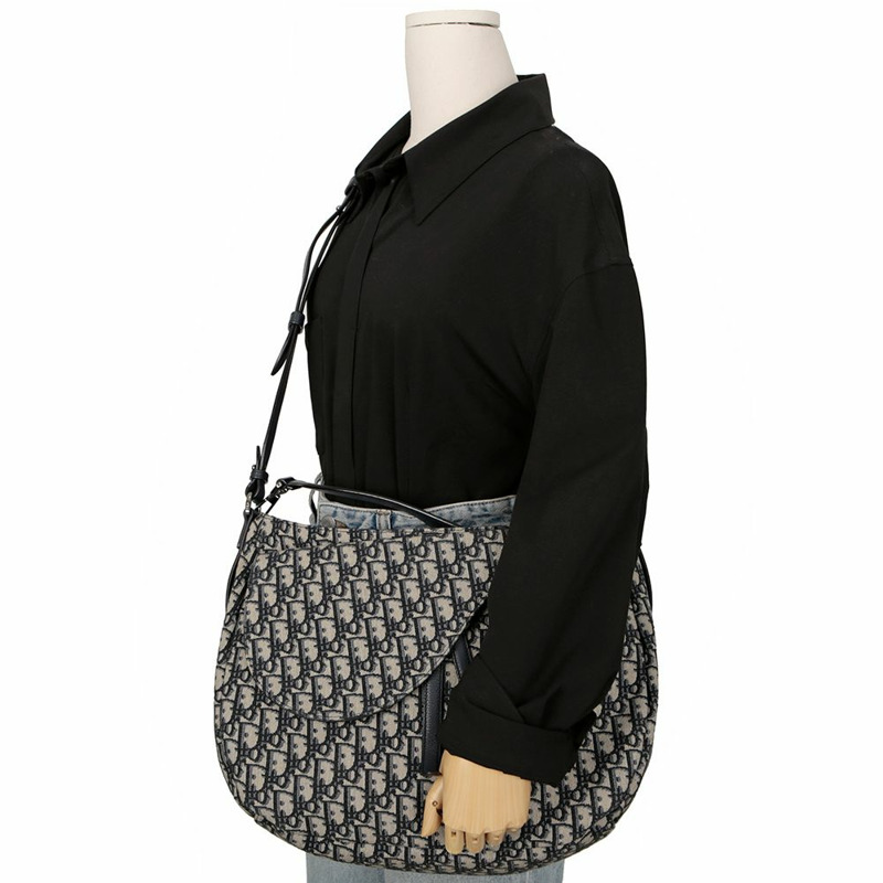 DIOR 1ADHO019YKY 馬鞍形軟性 Hobo 肩斜背包-7