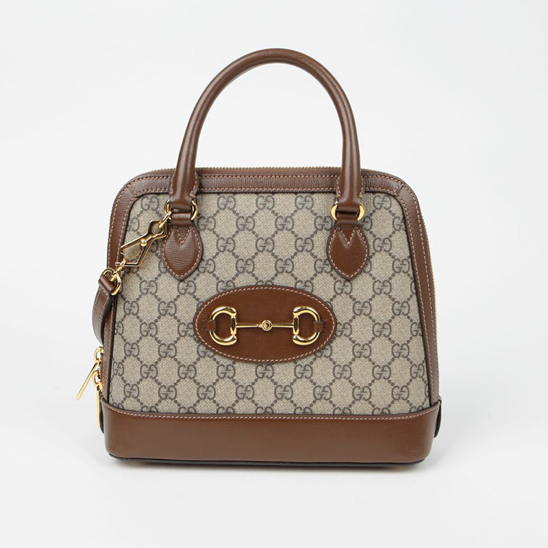 GUCCI Horsebit 1955 小號頂部提把托特單肩包-1