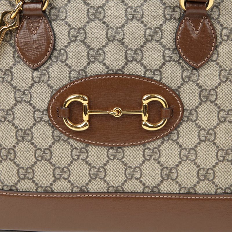 GUCCI Horsebit 1955 小號頂部提把托特單肩包-2
