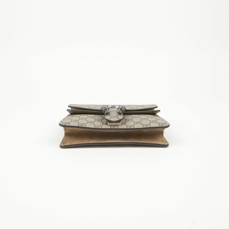 【包稅】GUCCI 迷你 GG Supreme 帆布 Dionysus 單肩斜背包 421970-4