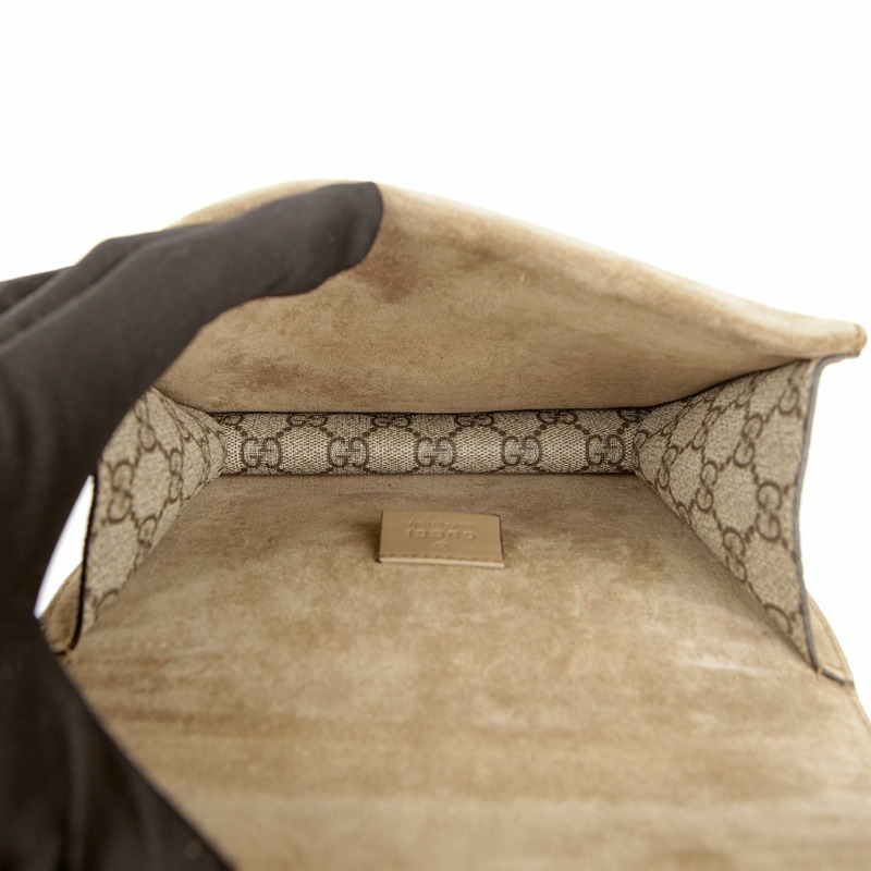 【包稅】GUCCI 迷你 GG Supreme 帆布 Dionysus 單肩斜背包 421970-5