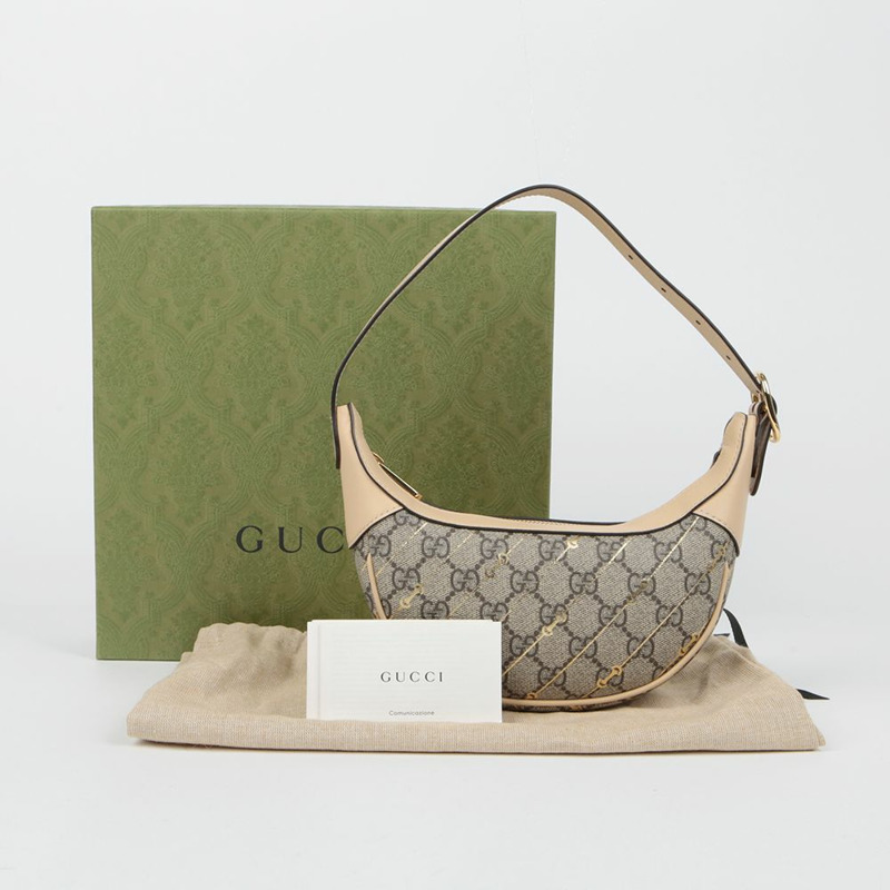 GUCCI Ophidia 馬銜扣印花迷你包 774336-FACYR-8548-0