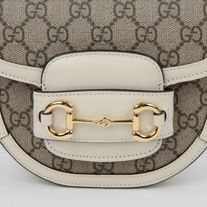 GUCCI 1955 Horsebit 迷你頂部提把托特單肩包 781387-2