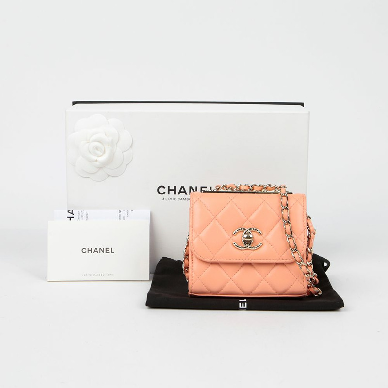 CHANEL 時尚CC迷你肩斜背包 A81633-0