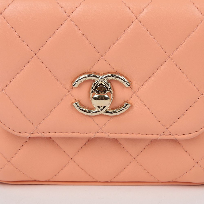CHANEL 時尚CC迷你肩斜背包 A81633-2