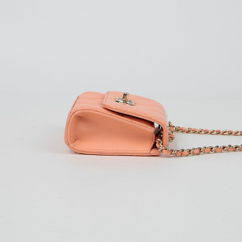 CHANEL 時尚CC迷你肩斜背包 A81633-4
