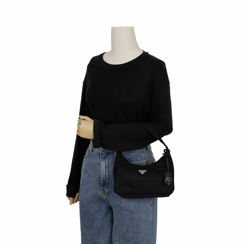 PRADA 1NE515 Reedition 2000 Hobo 單肩包-9
