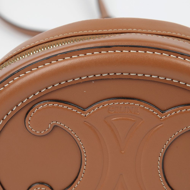 【包稅】CELINE Triope 橢圓形脈衝斜背包 10I703DPQ-3