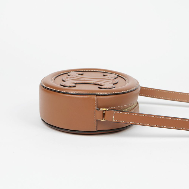 【包稅】CELINE Triope 橢圓形脈衝斜背包 10I703DPQ-4