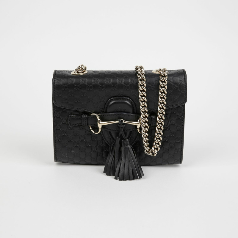 GUCCI Emily 迷你鏈條單肩斜背包 449636-1