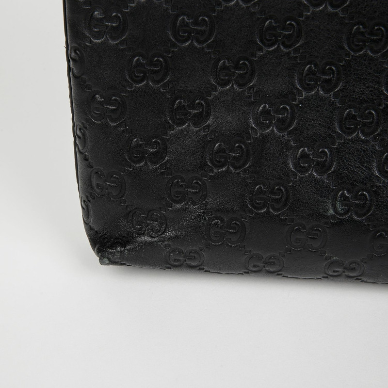 GUCCI Signature 軟帶手拿包 473881-3