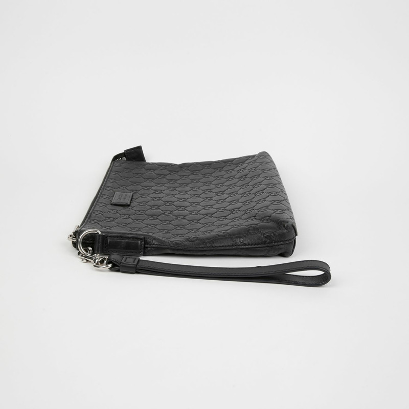 GUCCI Signature 軟帶手拿包 473881-5