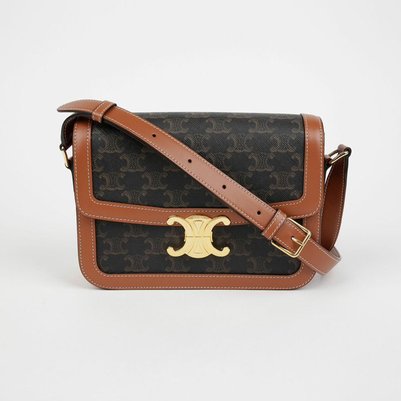 CELINE 經典 Triomphe 中單肩斜背包 191242BZ4-1