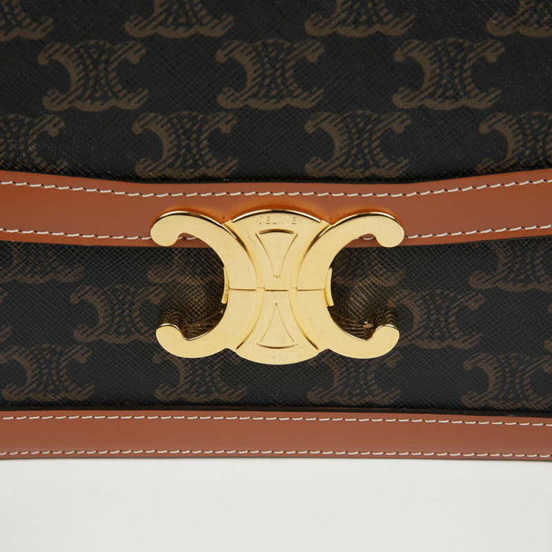 CELINE 經典 Triomphe 中單肩斜背包 191242BZ4-2